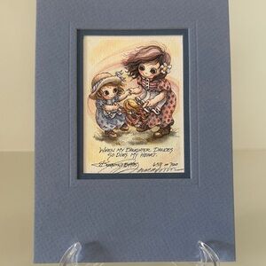 Vintage Jody Bergsma Signed and Numbered Print